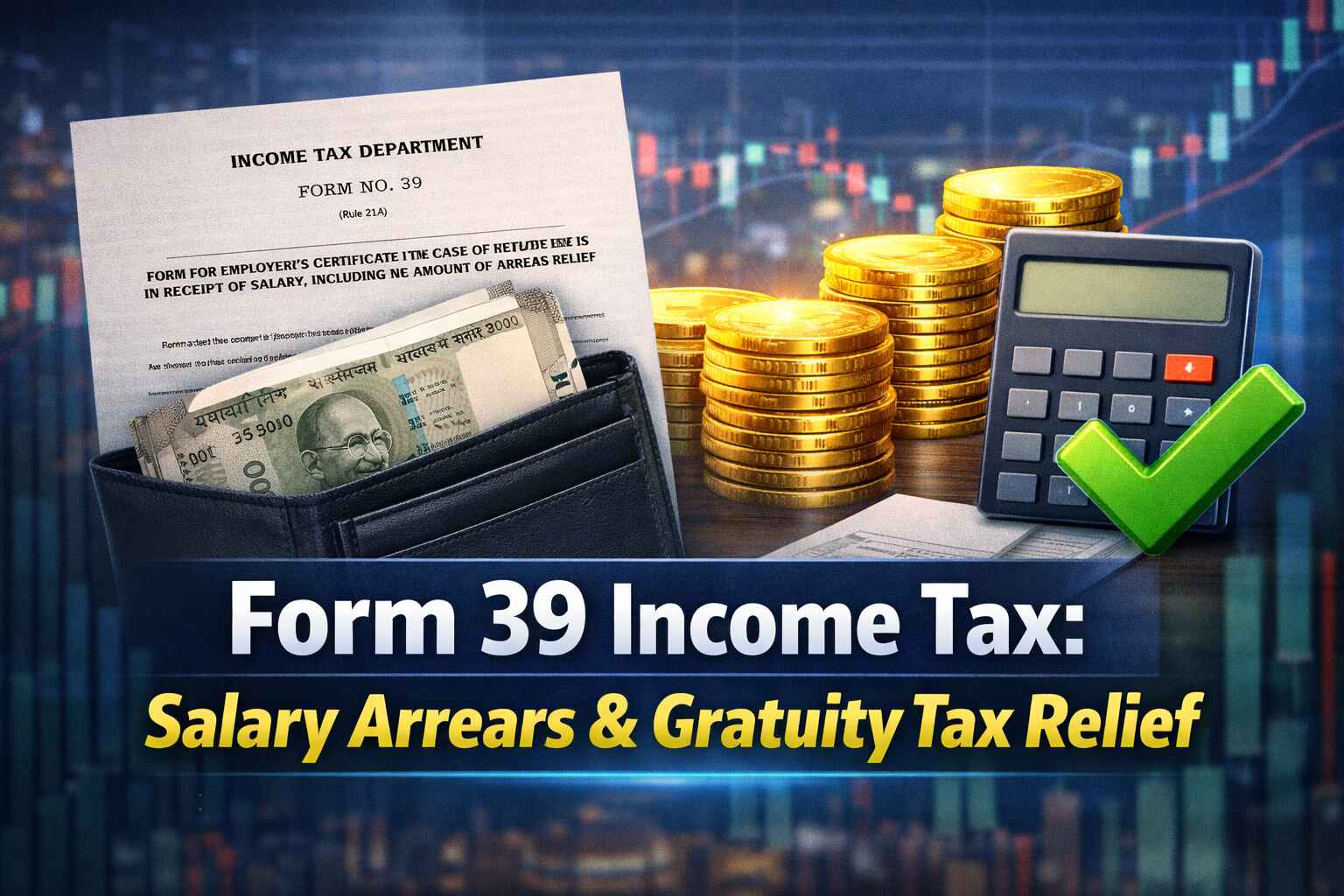 Form 39 Income Tax: Salary Arrears & Gratuity Tax Relief